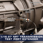 1/16-27 NPT Universal Transmission Test Port Extender