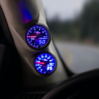 Black & Blue MaxTow 1500° F Pyrometer EGT Gauge Installed