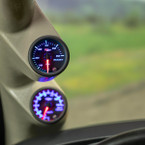 Tinted 7 Color 60 PSI Boost Gauge