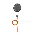 10 Color Digital Volt Gauge Parts & Wiring Schematic