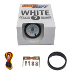 GlowShift White 7 Color Clock Gauge Unboxed