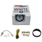 GlowShift White 7 Color Oil Temperature Gauge Unboxed