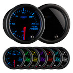 Tinted 7 Color 30 PSI Fuel Pressure Gauge