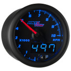 Black & Blue MaxTow Tachometer Gauge