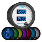 White 7 Color Dual Digital Wideband Air/Fuel Ratio Gauge