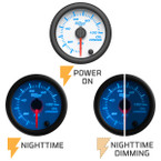White 7 Color Power On, Off & Nighttime Dimming