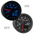 Black & Blue MaxTow Nitrous Pressure Gauge On/Off View