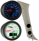 2007-2013 GMC Sierra Duramax Full Size Dual Custom MaxTow Gauge Package Thumb