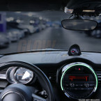 2015-2018 MINI Cooper Fiberglass Single Gauge Dashboard Pod Installed