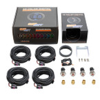 GlowShift 10 Color Digital Dual 200 PSI Air Pressure Gauge Unboxed