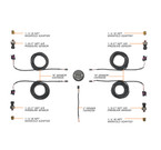 GlowShift 10 Color Digital  200 PSI Quad Air Pressure Gauge Accessories