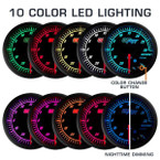 Features 10 Color LED Lighting