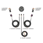 10 Color Digital Dual Pressure Gauge Wiring & Sensor Schematic 
