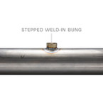 Wideband Air/Fuel Ratio Oxygen Sensor Stepped Weld-In Bung Installed