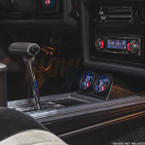 Black Dual Gauge Console Pod for 1984-1987 Buick Grand National Installed