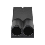 Black Dual Gauge Console Pod for 1985-1987 Buick Grand National - Top View