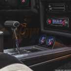 Black Dual Gauge Console Pod for 1978-1987 Buick Regal Installed
