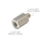 1/8-27 NPT Diesel Fuel Pressure Stone Snubber Valve