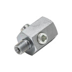 1/8 BSPT Male to 1/8-27 NPT Female Hex Thread Adapter
