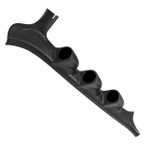 Black Triple Pillar Gauge Pod for 1987-1991 Ford F-Series