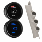 10 Color Digital Series Triple Gauge Package for 2010-2018 Dodge Ram Cummins