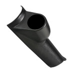 60mm Black Single Pillar Gauge Pod for 1998-2002 Dodge Ram Cummins