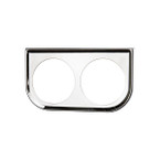 Universal Dual Gauge Chrome Under Dashboard Mounting Bracket Pod