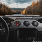Air Vent Single Gauge Pod for 2015-2023 Ford Mustang Installed