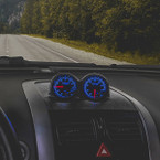 Elite 10 Color Series Dual Dashboard Gauge Package for 2004-2006 Pontiac GTO Installed