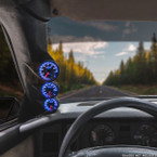 1982-1992 Chevrolet Camaro T-Top Triple Pillar Pod Installed with GlowShift Gauges