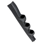 Black Triple Pillar Gauge Pod for 1982-1992 Chevrolet Camaro Hardtop
