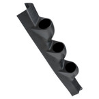 Black Triple Pillar Gauge Pod for 1987-1992 Chevrolet Camaro Convertible