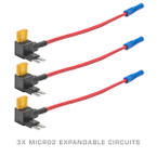 3 Pack - Micro2 Expandable Circuit & 5 Amp Fuse 