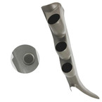 Gray Triple Pillar Gauge Pod with Speaker Cutout for 2000-2006 Chevrolet Tahoe