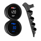 10 Color Digital Series Quad Gauge Package for 1987-1991 Ford F-Series
