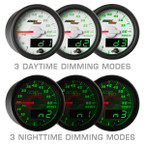 White & Green MaxTow Daytime & Nighttime Dimming Modes