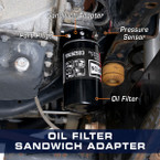 Oil Filter Sandwich Adapter for 2011-2025 6.7L Ford Power Stroke