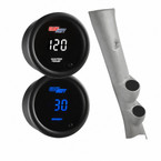 10 Color Digital Series Dual Gauge Package for 2010-2018 Dodge Ram Cummins