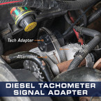 Diesel Tachometer Adapter Installed