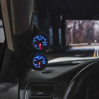 Dual Pillar Gauge Pod Installed