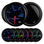 Tinted 7 Color 2" Diesel Tachometer Gauge