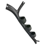 Black Triple Pillar Gauge Pod for 1973-1991 Chevrolet C/K 30 & GMC C/K 35