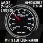 No-Nonsense Design - White LED Illumination