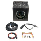 2-5/8" Black & White Racing Water Temperature Gauge Unboxed