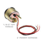Mechanical 200 PSI Air Pressure Gauge - Back of Gauge