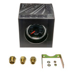 2-5/8" Black & White Racing Mechanical Water Temperature Gauge Unboxed