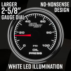 No-Nonsense Design - White LED Illumination