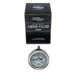 Liquid Filled White Mechanical Temperature Gauge