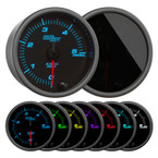 Tinted 7 Color 3-3/8" 5,000 RPM In-Dash Diesel Tachometer Gauge