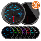 Tinted 7 Color 3-3/8" 140 MPH In-Dash Speedometer Gauge